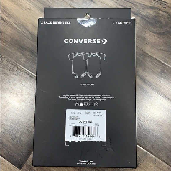 CONVERSE 2 PACK INFANT SET 0-6 Mounth - Picture 4 of 16